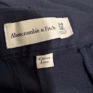 Curve Love A&F Sloane Tailored Wide Leg Pant